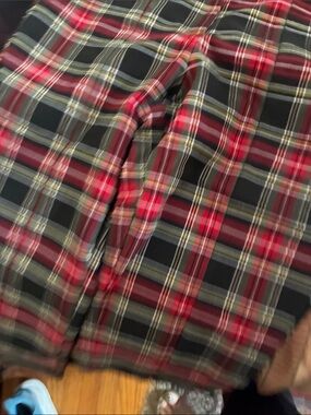 Woman’s Red and Black Plaid pant - Classic Casual